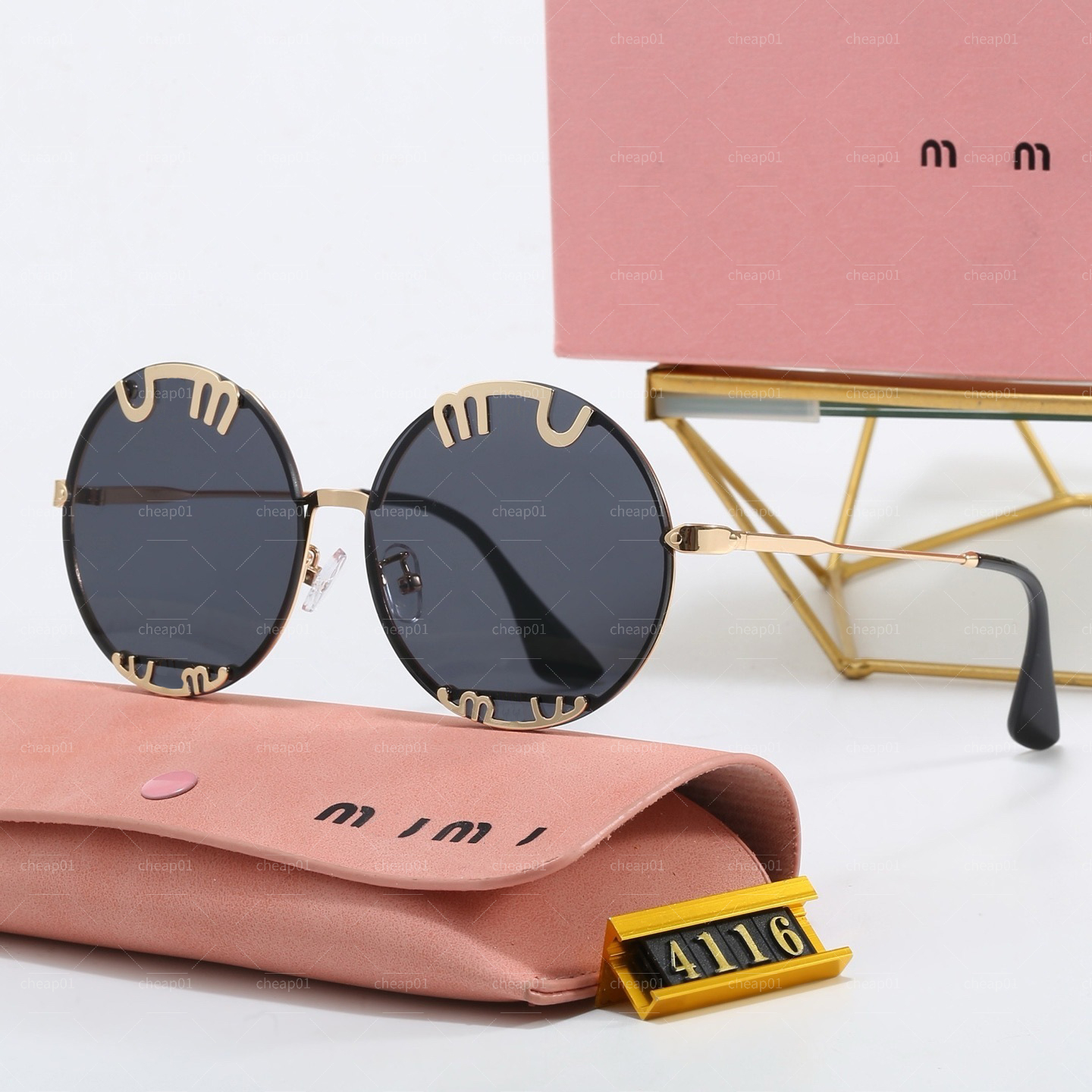 designer sunglasses men women Luxurious mm glasses Letters paaaa Fashion lunettes de soleil Vacation Driving a car Sunshade glasses With box