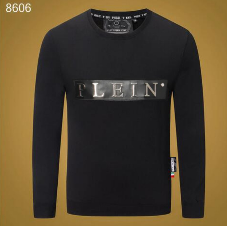 Designer Philipps Plein Fashionable Pullover Sweatshirt With Rhinestone Design Casual Brand Mens Crew Neck Sportswear For Men