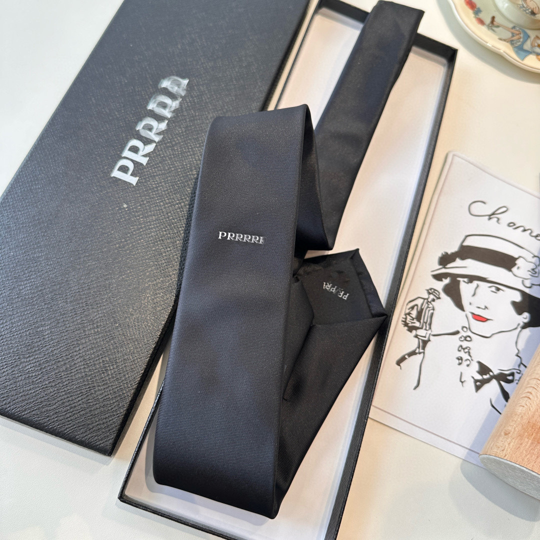 Classic Black Ties 7cm Width Adjustable Unisex Business Wedding Daily Fashion Neckwear-image-1100959796