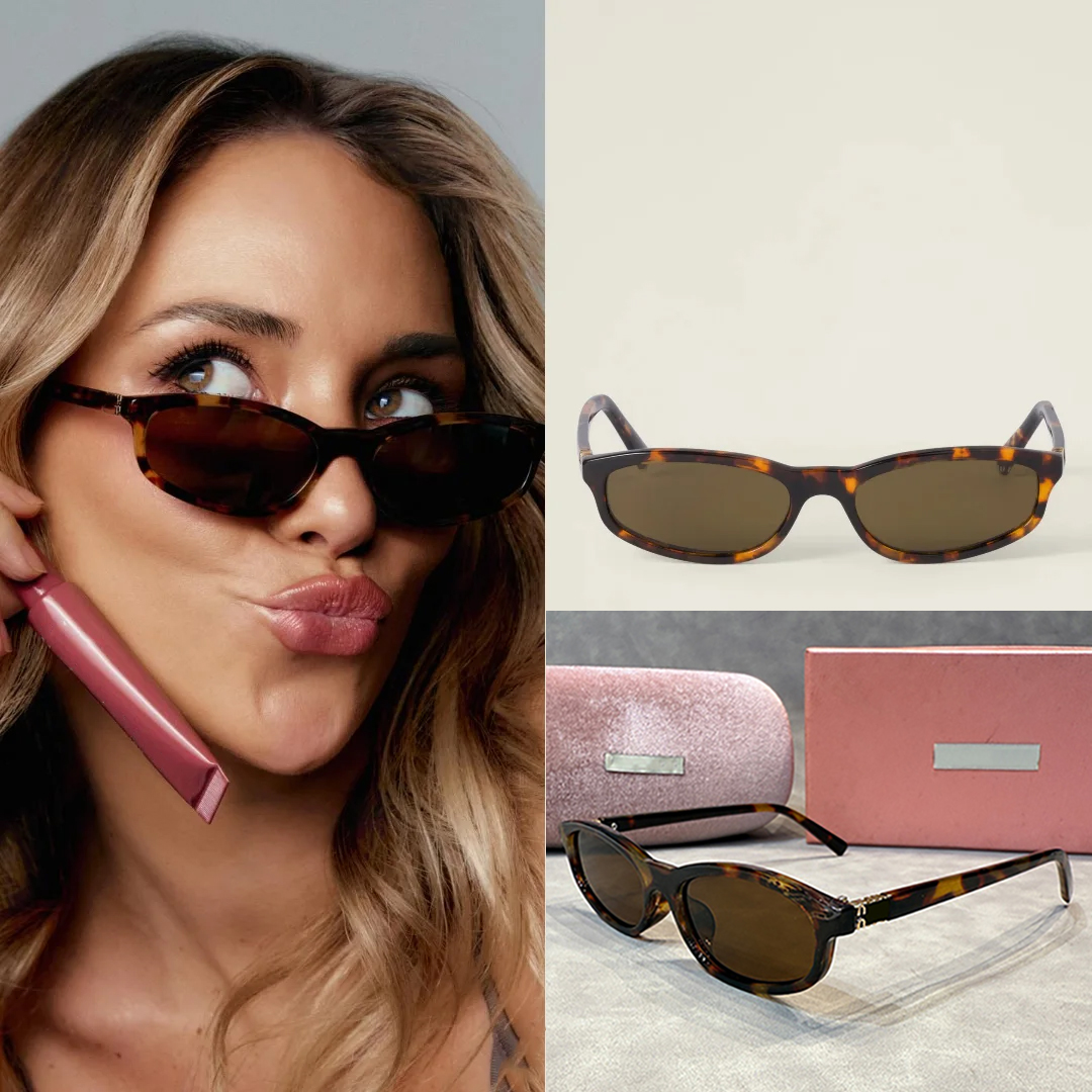 Top Pring Designer Summer Retro Party Acétate Femmes Lunettes de soleil Femme Hommes Marque Designer Futuriste Bizarre pour UV Lunettes de soleil