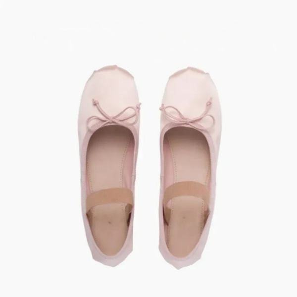LUXURY Paris Ballet Fashion Designer Professional Dance Shoes 2023 Satin ballerinas mm Platform Bowknot Shallow Mouth Single Shoe flat sandals fo-image-875738252