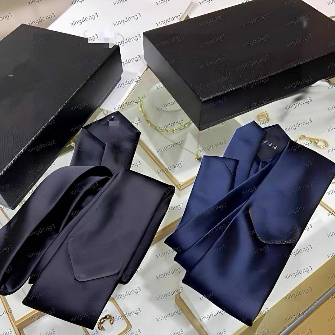 Designer ties for men Premium Black ties 7cm Adjustable Unisex Formal Occasion Business Suit Fashion Accessory-image-1100959468