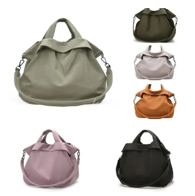 Casual Messenger Shoulder Bags Backpack Women 19L Large Capacity Crossbody Gym Yogo Bag-image-992951235