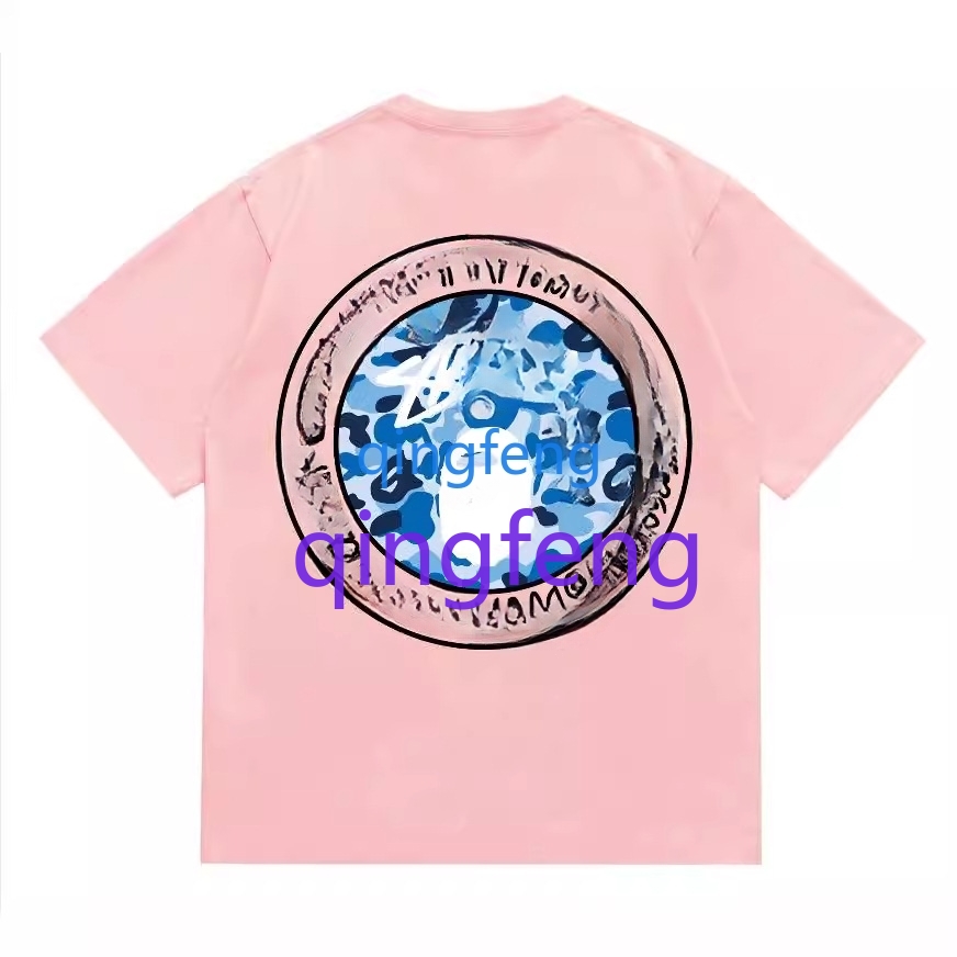 2026 New T-shirt Fashion Men's Casual Top Loose Short Sleeve Letter Printed Short Sleeve Graffiti Pattern T-shirt Sports Short Sleeve Printe-image-1100906462