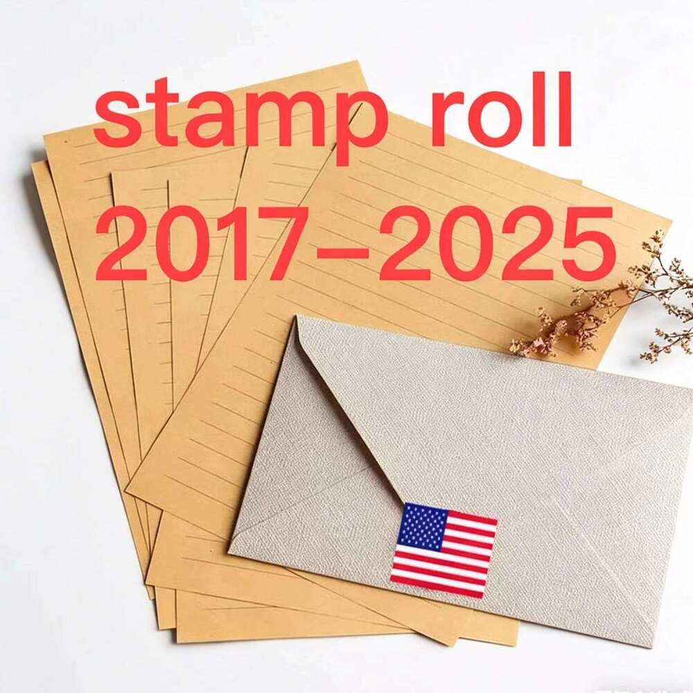wholesale U.S. flag 2017to2025 Gradient Color Ink Pad Hand Account DIY Stamp Sponge Rubber Stamps Office Seal stickers-image-1100842887