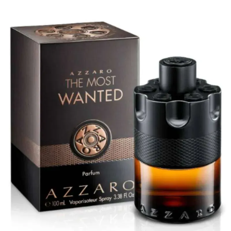 Man perfume 100ml Azzaro Wanted Series Eau De Parfum Elixir Spray French Luxury Perfumes Cologne for Men Women Perfume Fragrance Attract Women Fa-image-1100930434