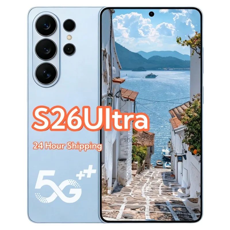 S26 S25 Ultra 5G mobile cell 1TB Smartphone android phone Octa Core Punch hole Full touch screen Face ID Unlocked Camera GPS-image-1105871417