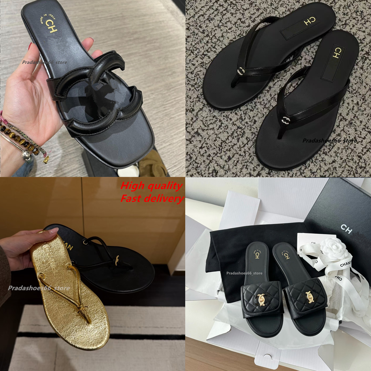 Paris 2026 Luxury Designer Summer Sandals Classic Fashion Women Slippers Leather c Beach thong Slide cd Sandals cha Flaps Tories Miller Shoes chan T