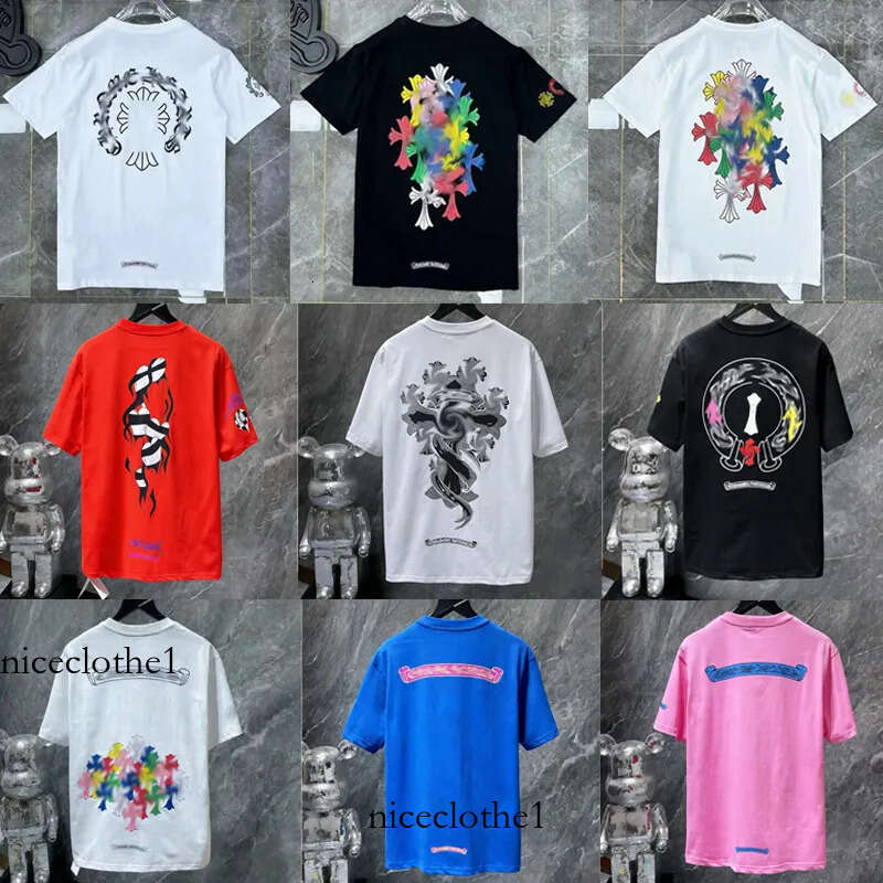 2026 Designer Chrome Tshirt Ch Shirt Tshirt Graphic Tee Mens Designer T Shirt Designer Shirt Tshirt For Men Summer Cotton Round Neck Tees Short Slee