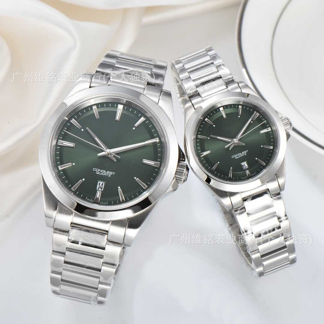 Luxury watches, high-quality watches Conquest Elegance Series Womens in Elegant Black Mint Green Couples Pair Mens Wristwatch Danny Road5LLY