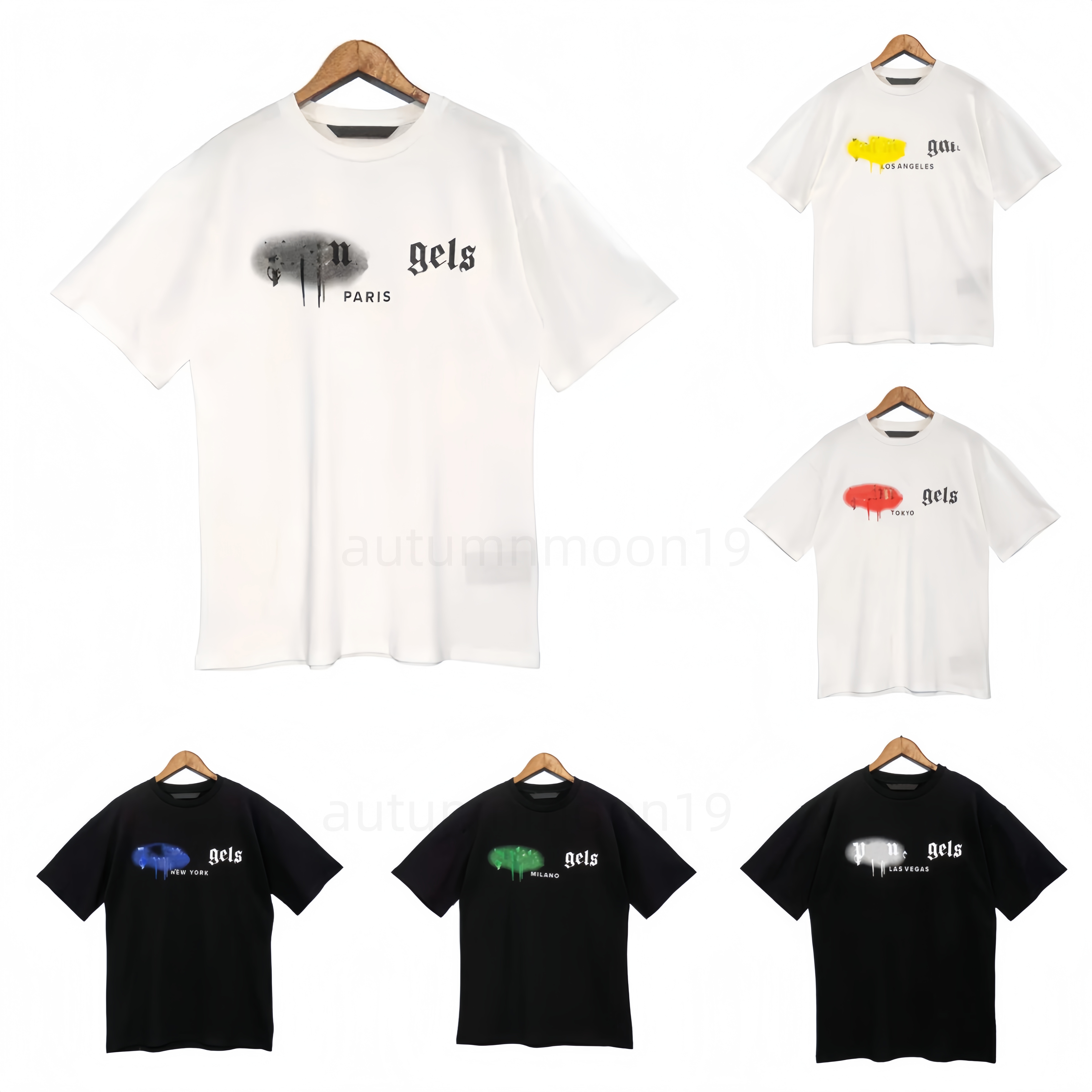 palms T Shirt New Designer Shirt Men's Luxury Shirts Breathable Summer Casual Outdoor American Street Skateboarding Culture Streetwear 8f7