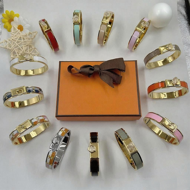 Marque de mode H Bracelet anneaux Bracelet à breloques de luxe de haute qualité en or 18 carats concepteur pour bijoux pour femmes