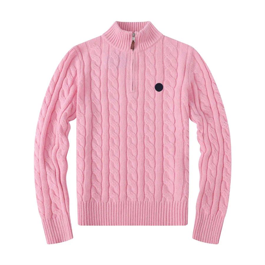 Rolphy Laurener Sweater Women Designer Clothes Cardigan Sweater Quarter Zip Mens Sweaters Wool Casual High Quality Pull Homme Hoodie Polo Long Sleev