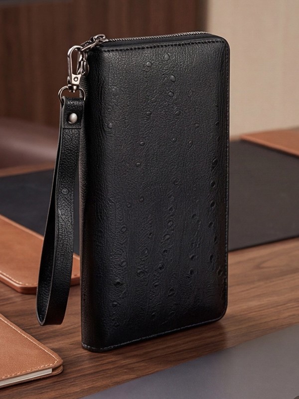 Light Luxury Business Wallet for Men, High-end Sense Long Clutch with Change Storage, Multi-card Slot Purse, New 2026 Style