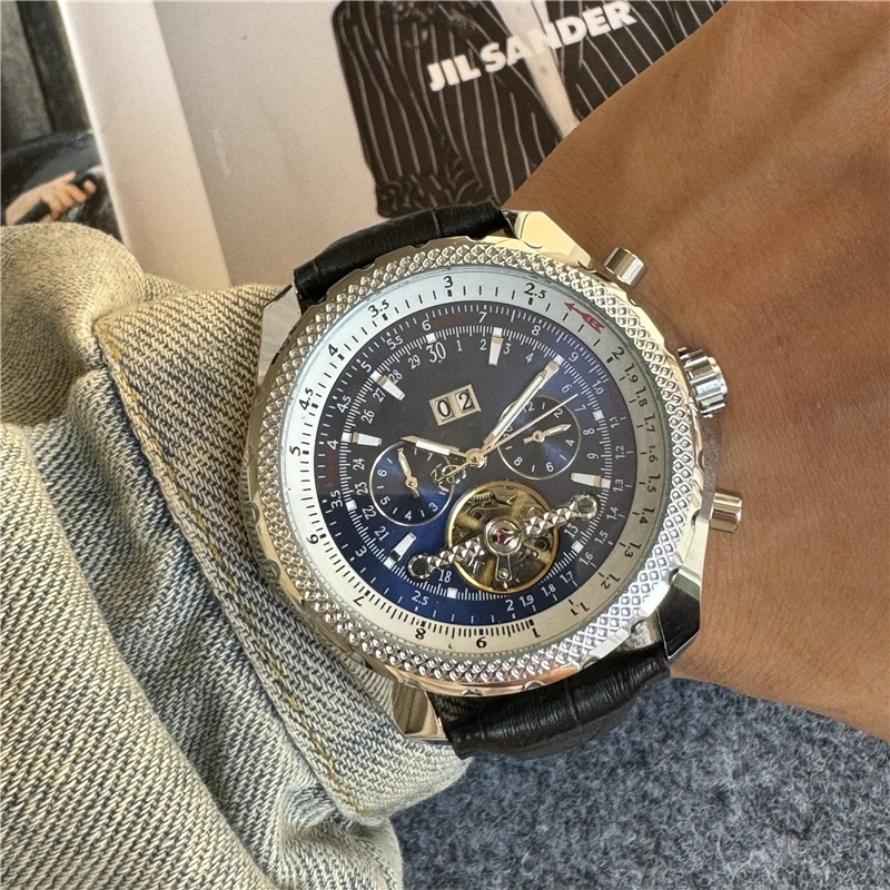 New Men's Watch Mechanical Automatic Sapphire Glass Top Brand Luxury Stainless Steel Waterproof Fashion Watch B3