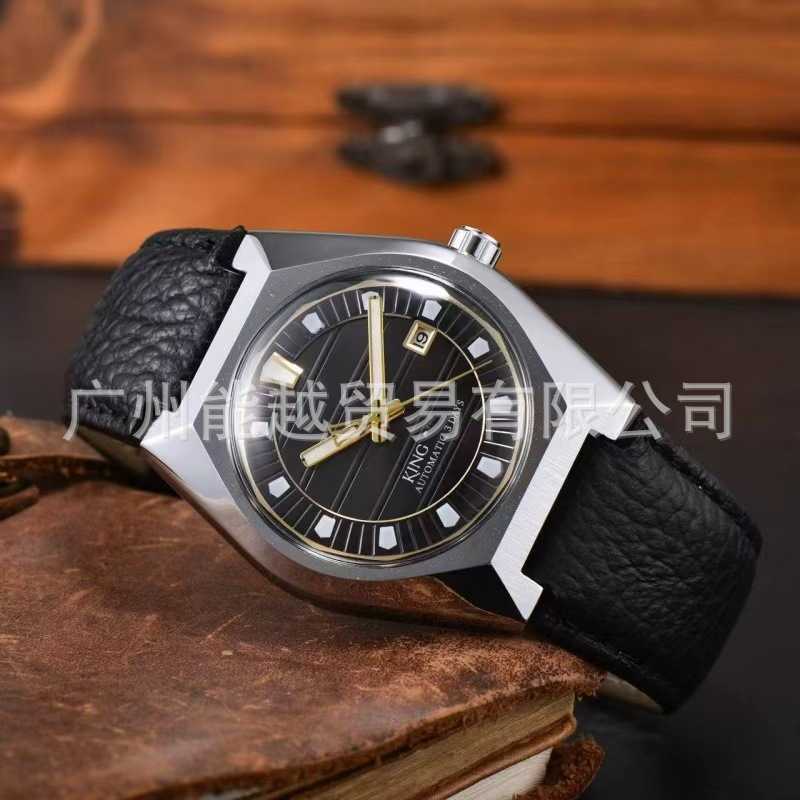 Luxury watches, high-quality watches Meikedo Mens Mechanical Premium Calendar Luminous Steel Band