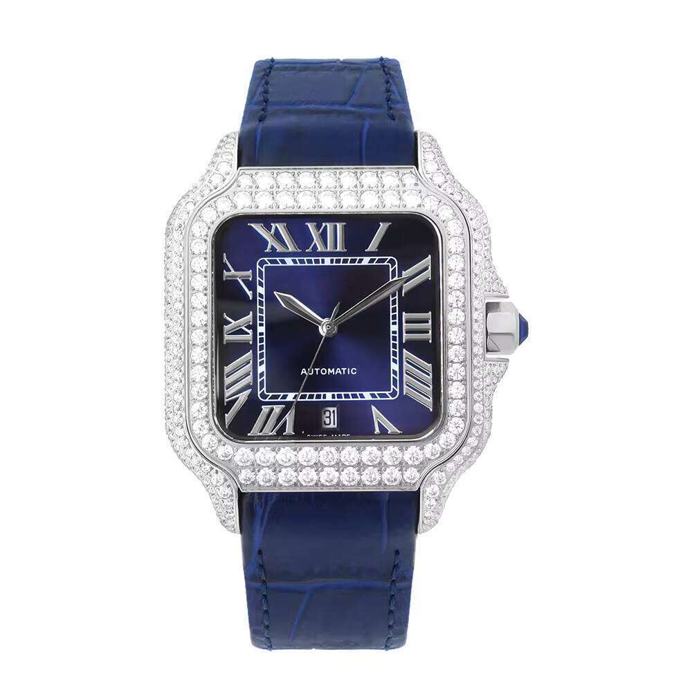 Wholesale Factory VVS Moissanite Iced Out Watch Arabian Studded Wrist Gift Pass Diamond Tester ddc