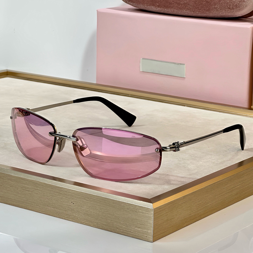 Sunglasses For Women Designer Sunglasses Y2k Luxury Clear Glasses Couples Minimalist Personality Daily Travel Driving Street Fashion with box