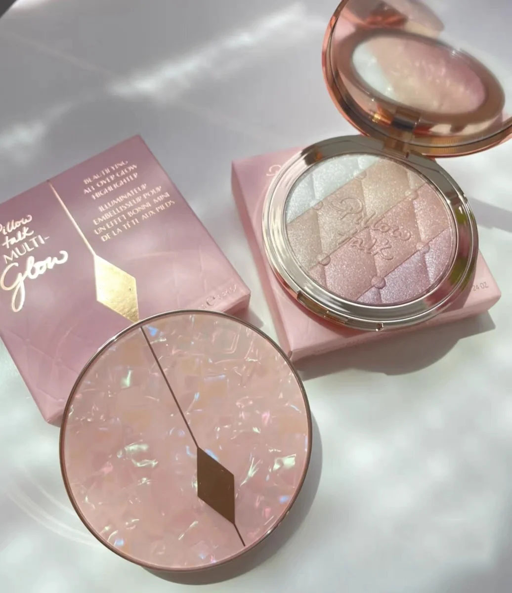 Face Highlighters 7g Pilllow Talk Multi-Glow Highlighter Dream Light Romance Light 2colors BEAUTIFYING ALL OVER GLOW HIGHLIGHTER Palette Cheek Be-image-805308873