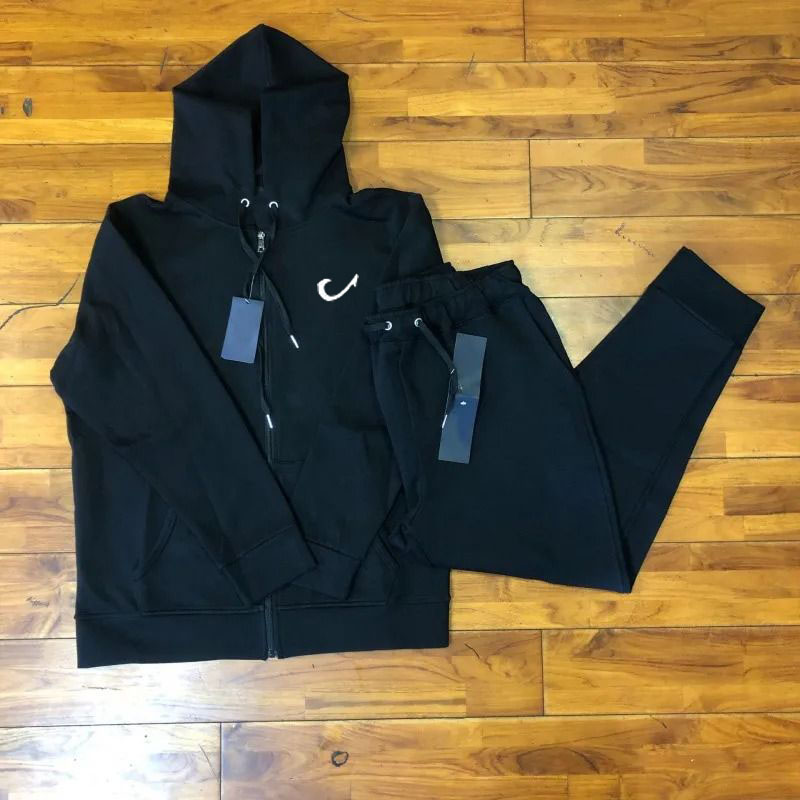 Designer Sweat à capuche Pantalons de sport Sportswear Set Hommes Femme Pantalon de jogging de haute qualité Costumes épais Homme Full Zip Bottom