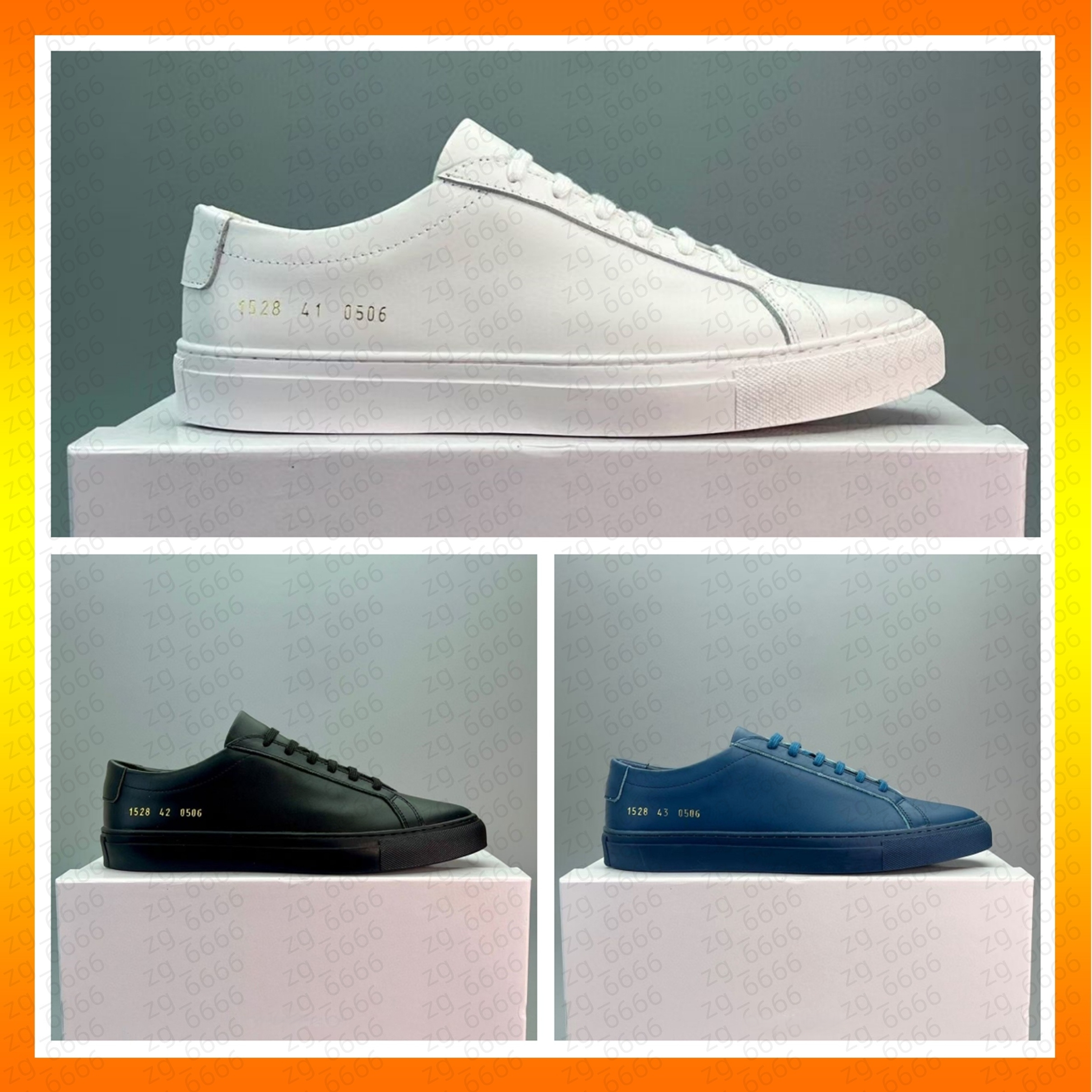 common projects Black Designer casual shoes women men star same breathable mesh brand shoe classic white unisex fashion style Leather sneakers high