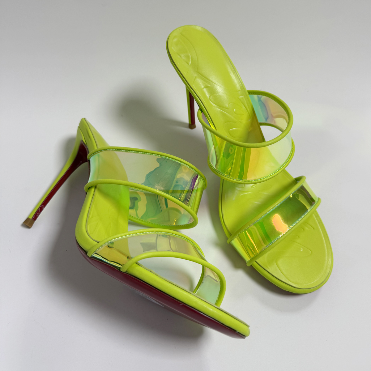 Nouveau fond rouge Glial sandales à talons hauts design de luxe boîte-cadeau créateur de luxe Taille 35-44