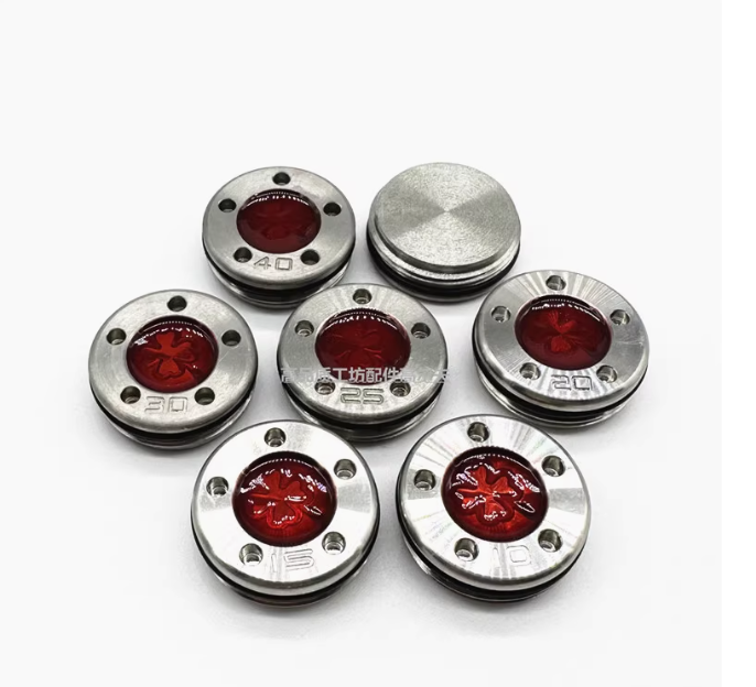 5g/10g/15g/20g/25g/30g/35g/40g red Lucky Four-Leaf Shamrock Clover Weights for Golf Putters-image-1101211259