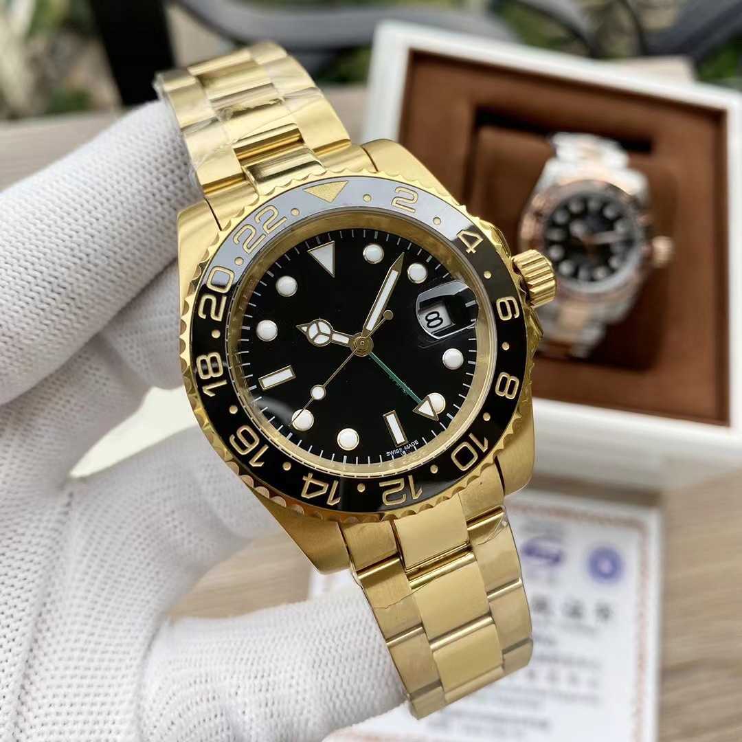 Luxury watches, high-quality watches Green Cola Ring for Men Business Automatic High-End Yacht Mechanical Daniel WatchQVM3