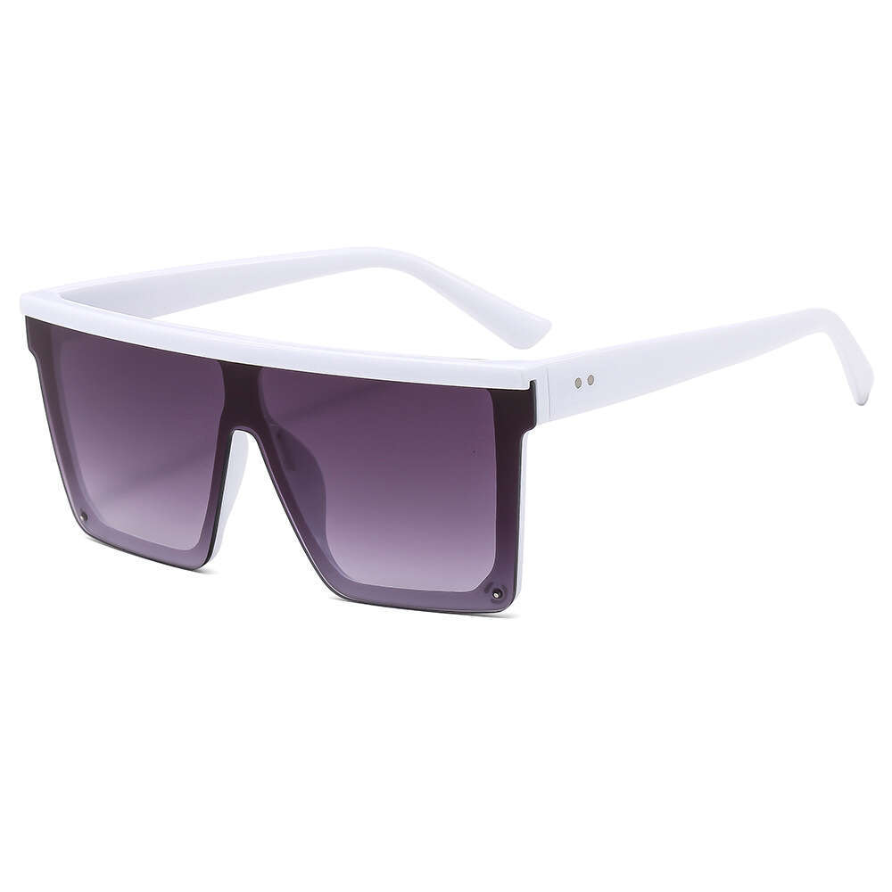 New Square-Shaped Unisex High-End Sunglasses, European And American Trendy One-Piece Polarized Sun Protection Glasses Chunjinqiuli