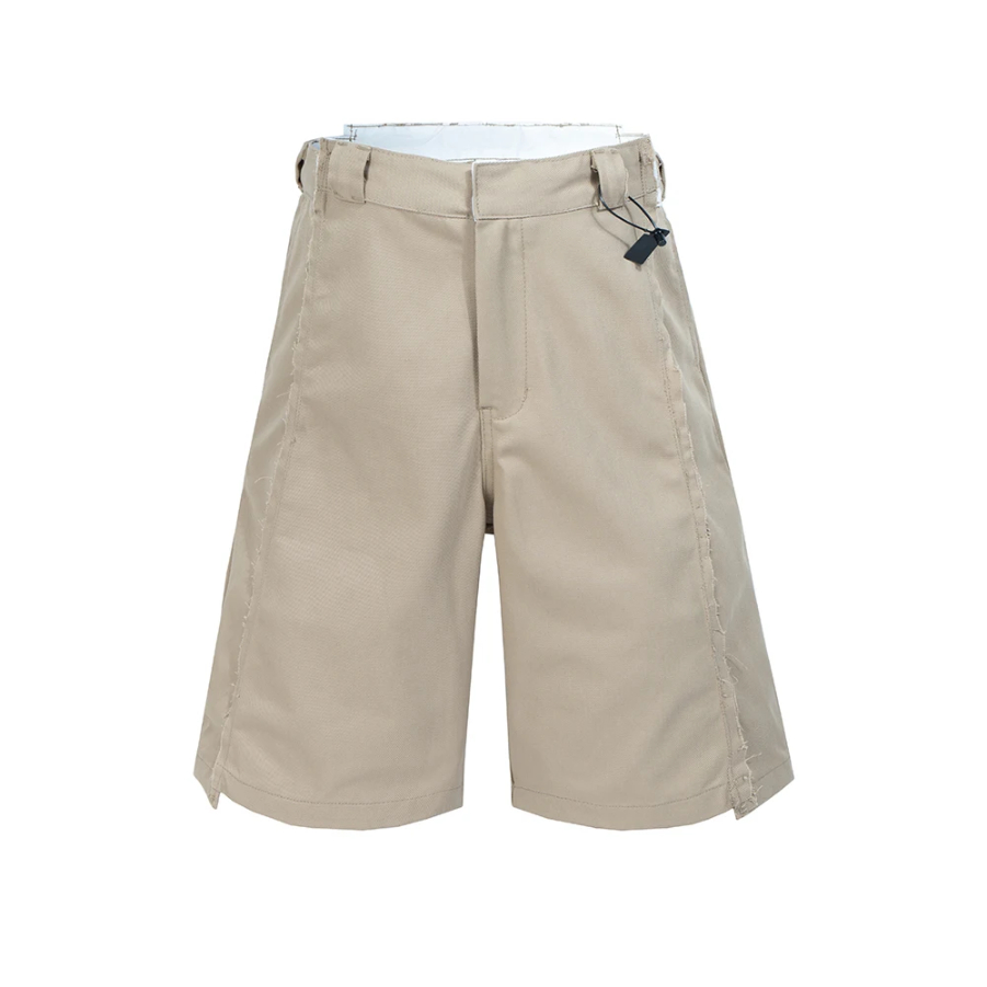 Streetwear Sold Color Loose Baggy Summer Cargo Shorts for Men Wide Leg Cleanfit Loose Pocket Five Point Pants Oversized