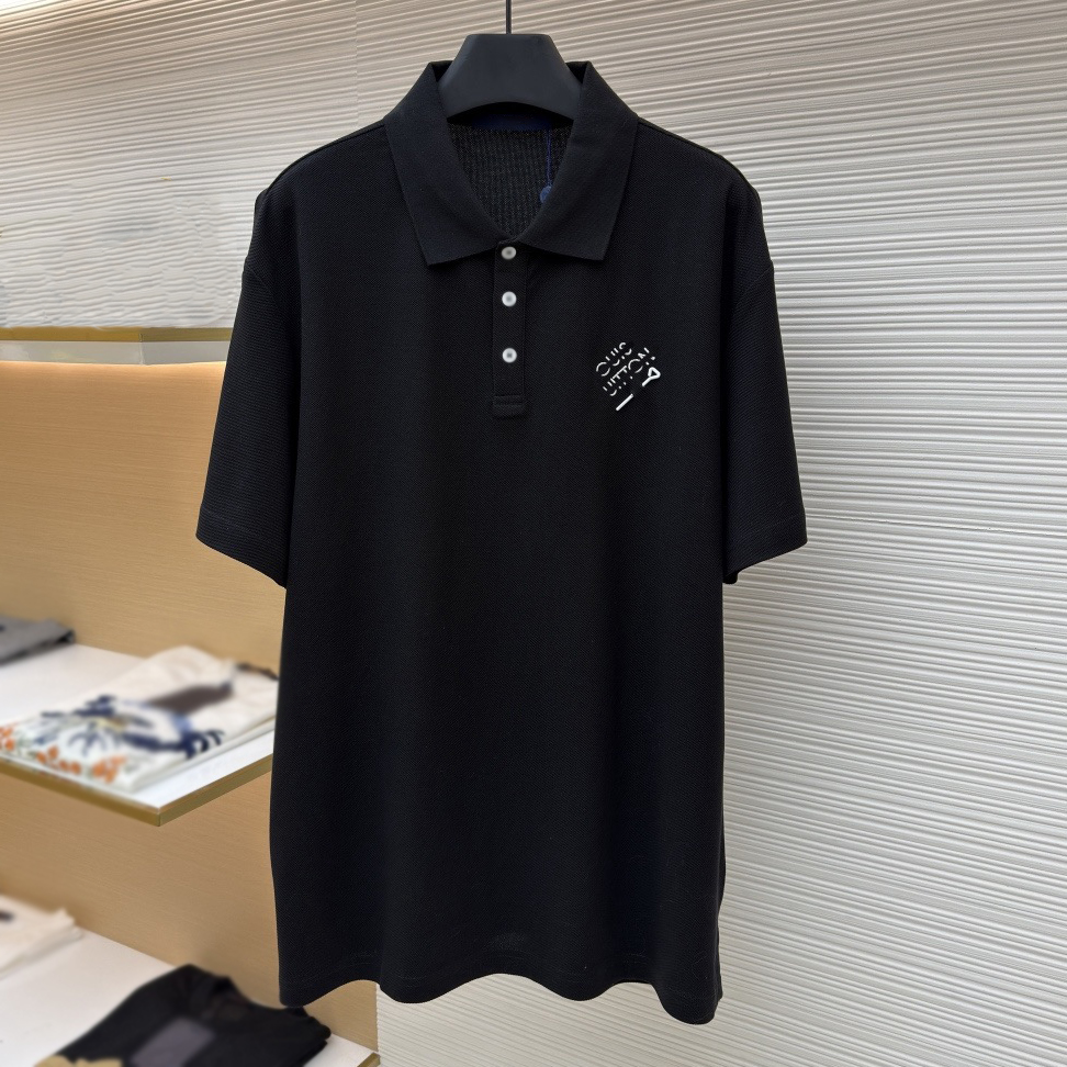 Designer Men's Polos High quality men's T-shirt Polo shirt embroidery craftsmanship daily versatile casual shirt men's and women'