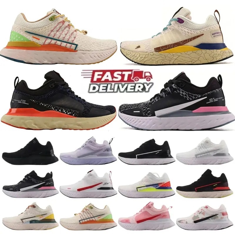 Reacts Infinity Run 3 Designer Running Shoes For Men Women Flats Breathable Sneakers Fashion Comfort Trainer Sneaker Mesh Leather Outdoor Sports Men