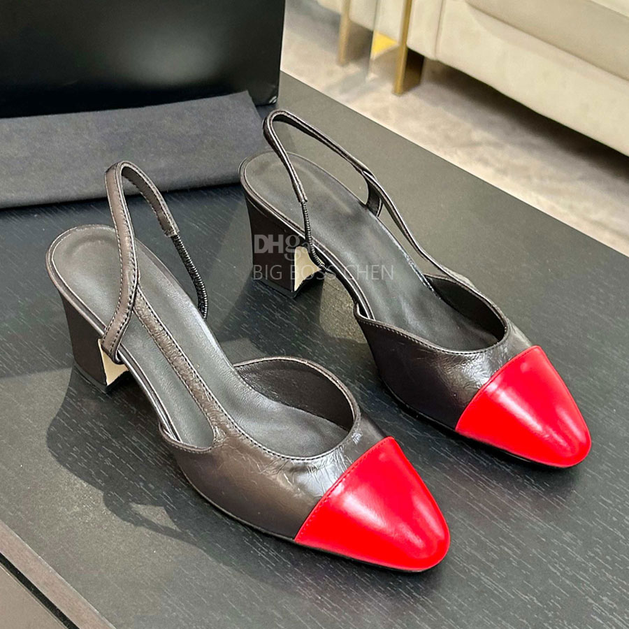 Dress Shoes Reddit Elegant Pointed Toe Slingback Sandals With Mesh Panels Block Heels For Women Daily Commuter Office Wear