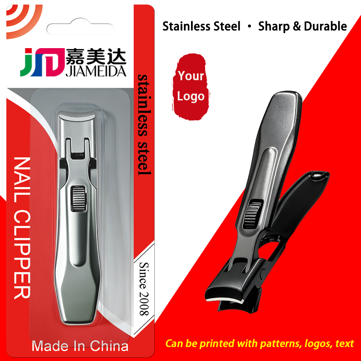High Quality Stainless Steel Nail Clipper, Premium Sharp Sturdy Fingernail And Toenail Clipper Cutters, Perfect Nail Trimmer For Men & Women,cust-image-1101207477