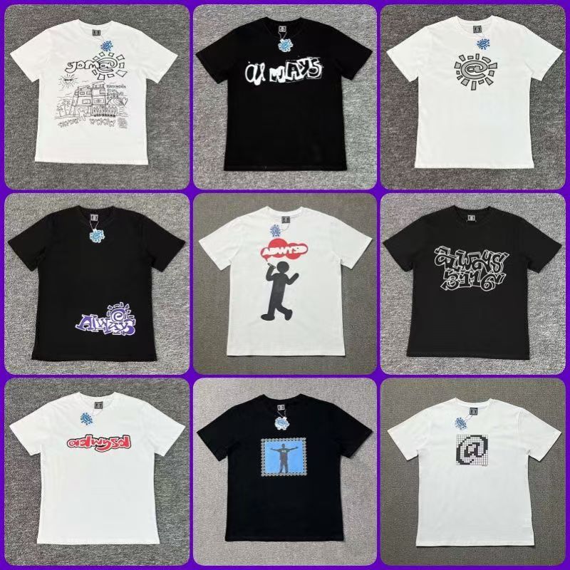 Mens T Shirts Trade ADWYSD Sun Print Short Sleeve Summer match T-shirt High Street Unisex Loose Casual Versatile T-Shirt Cotton Loose Comfortable-image-1101272366