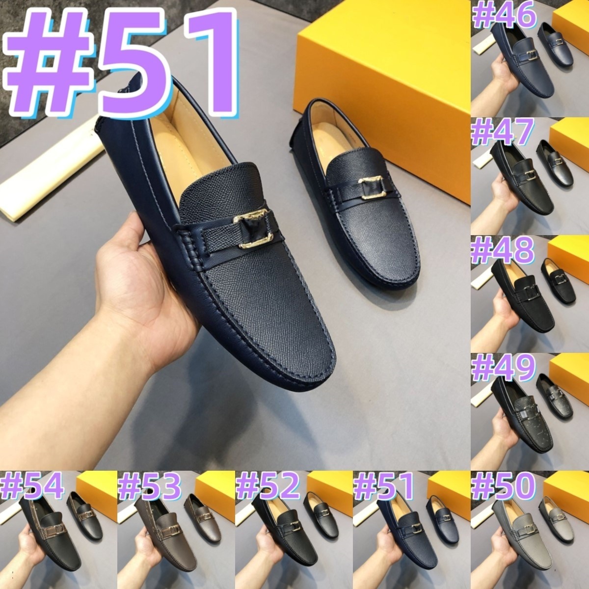 69Model Winter Suede Leather Casual Slip On Shoes Designer Men Loafers Moccasins Mocassin Homme Mocasines Hombre Autumn Men's Slip-ons Anti-