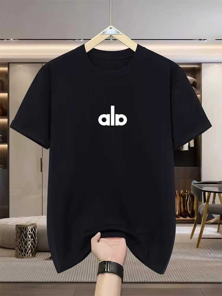 26 Summer New American Heavy Double Yarn Combed Cotton Mens Short Sve Loose Couple Half Sve Womens and mans T-Shirt H260411