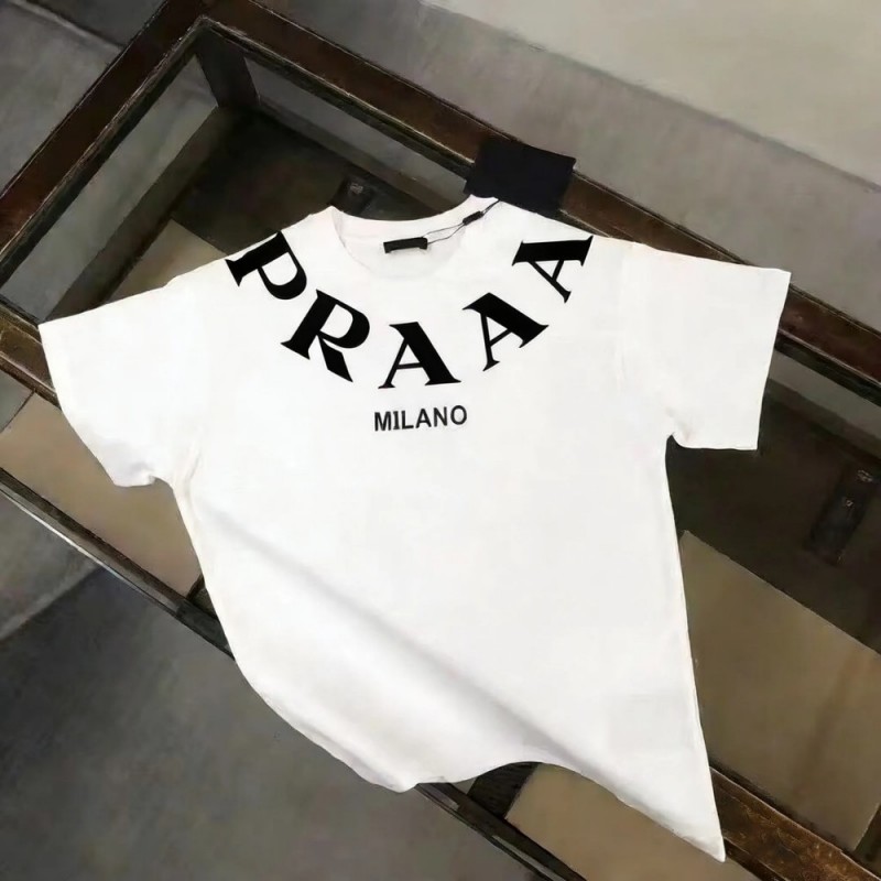 2026 new men's short-sleeved T-shirt women's summer high quality cotton letter print tshirts high street loose extra-large T-neck trend to