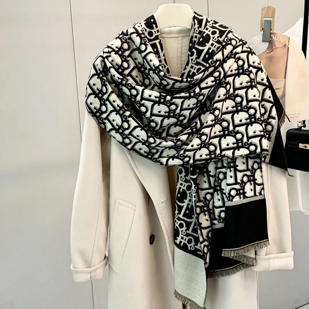 Designer Scarf Scarf New Women's Men Long Shawl Soft and Comfortable Luxury Double Scarf Letter Shawl Unisex Scarf Christmas gift