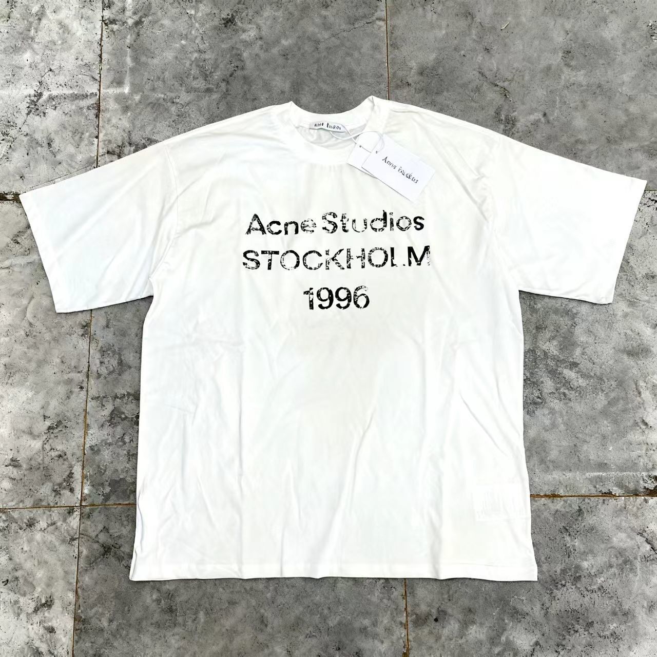 Acnestudious Mens Shirt Designer Casual Mens Womens T-Shirt Letters Printed Trendy Short Sleeve Oversized Simple Style Luxury Men's Hip Hop Ac1