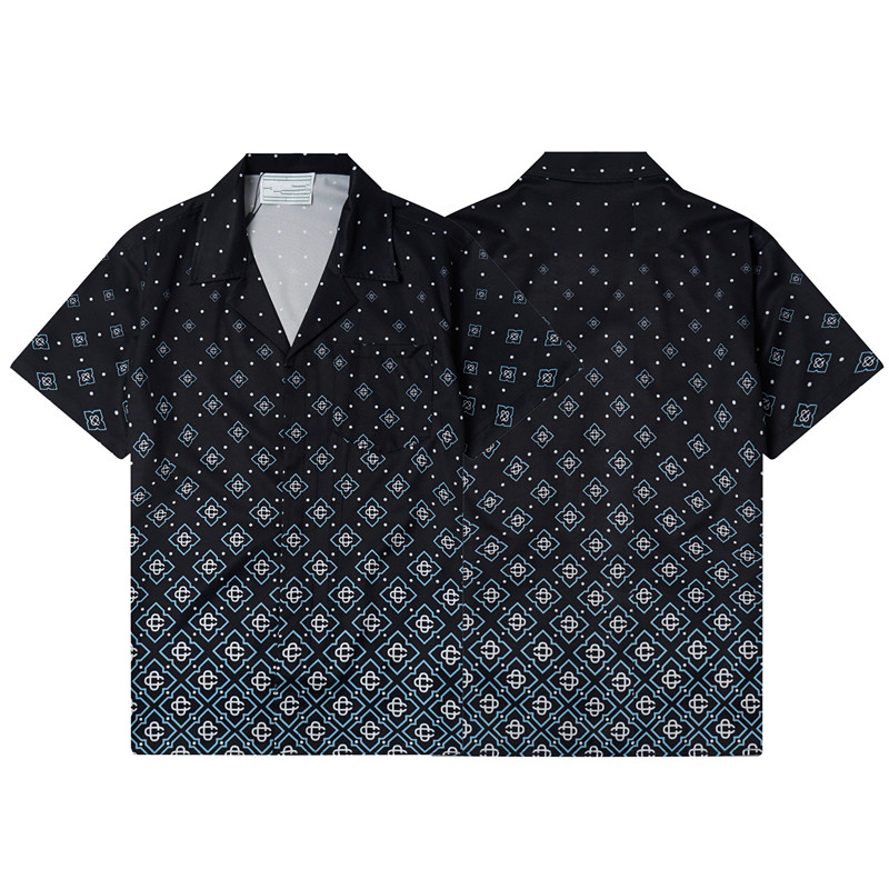 Designer Shirt Mens Button Up Shirts letter bowling shirt Hawaii Floral Casual Shirts Men Slim Fit Short Sleeve Hawaiian t-shirt B10