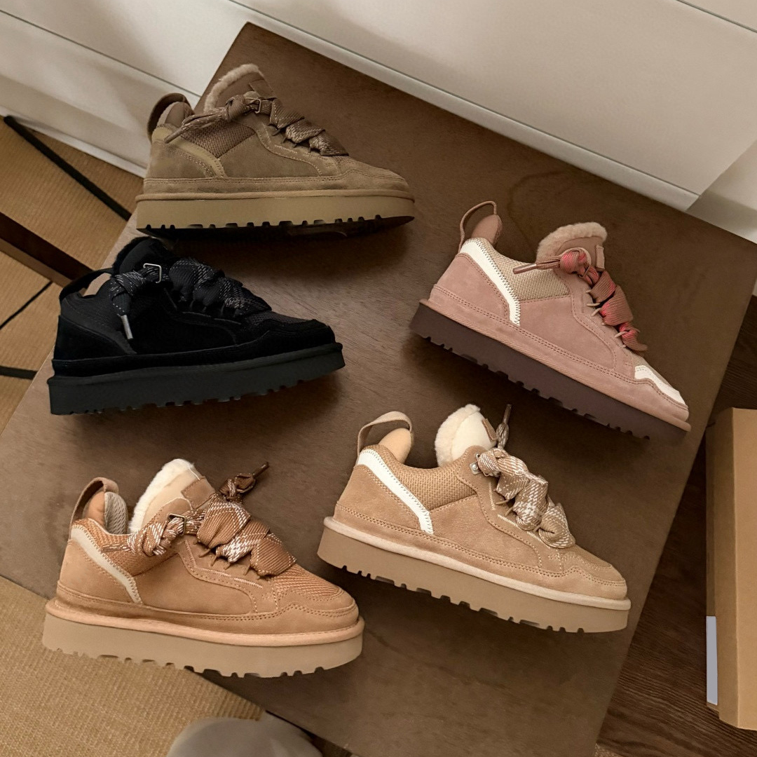 Designer Tazz Tasman Sand Trainer platform boot Australia snow boots women ankle booties sheepskin mens womens winter shoes new 36-43-image-908277877