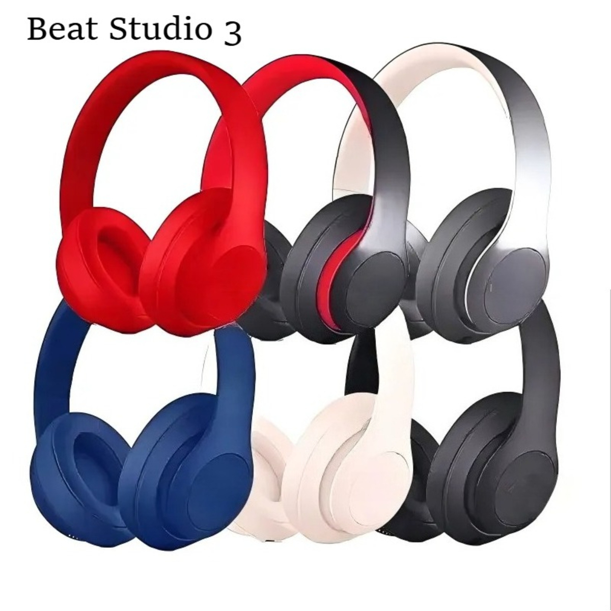 STUDIO 3.0 Wireless Headphones Bluetooth Noise Reduction Beat Headphones Waterproof Sports Headphones Local Warehouse-image-1101434127