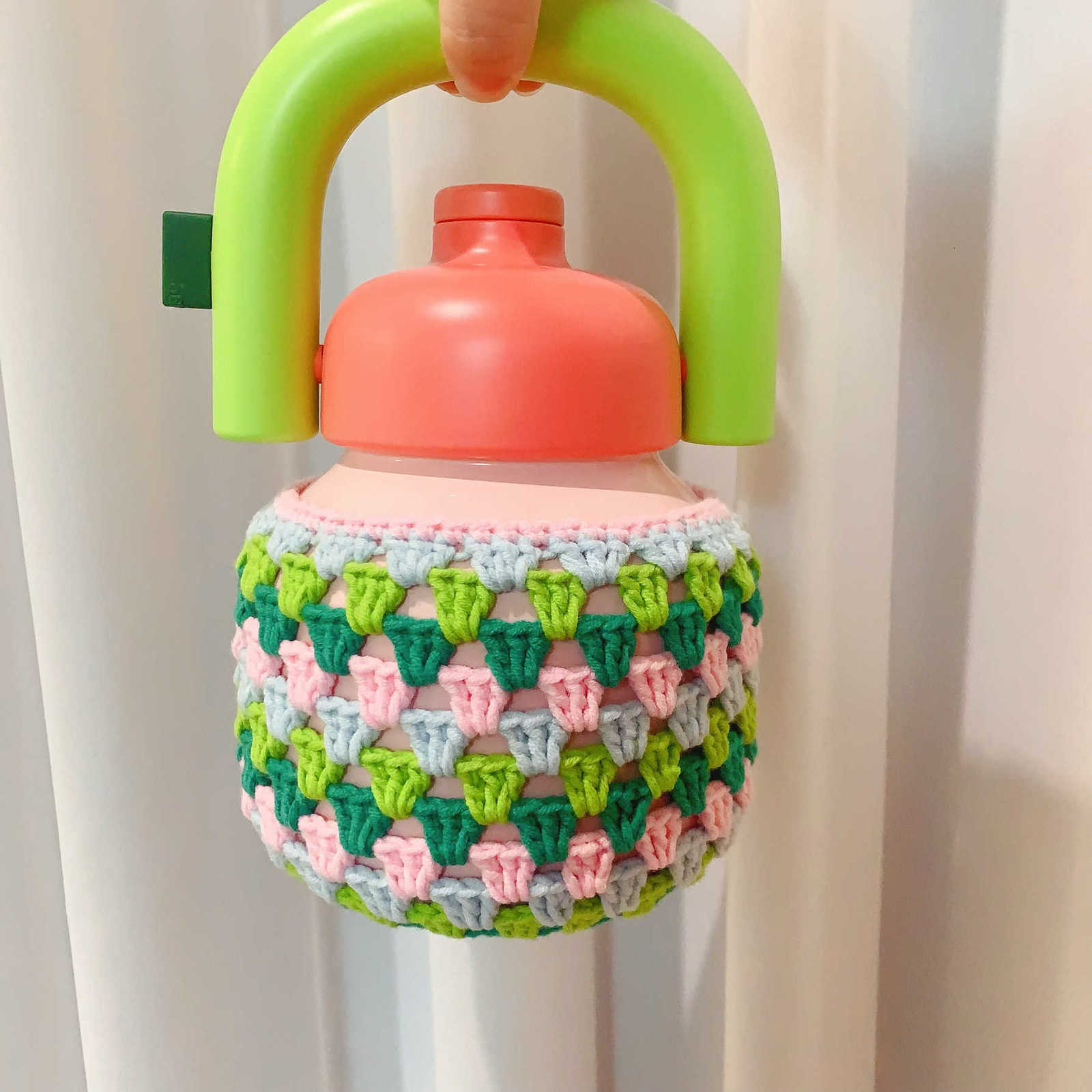 Cup DIY knitted wool cup cover finished product and Xushui cup cover hand-knitted cup cover K260413-image-1101444694