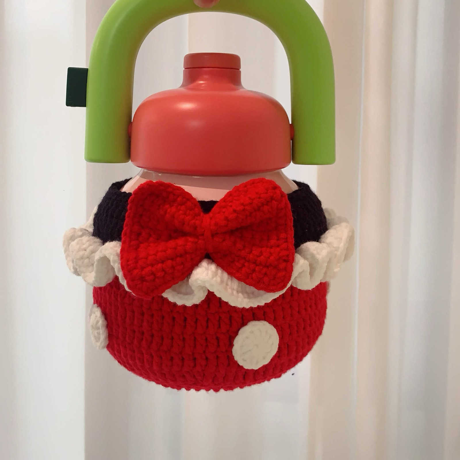 Hand-knitted and woven cute large-capacity cup cover with personalized and creative grandma-style -color design cups and cup covers K260413-image-1101450311