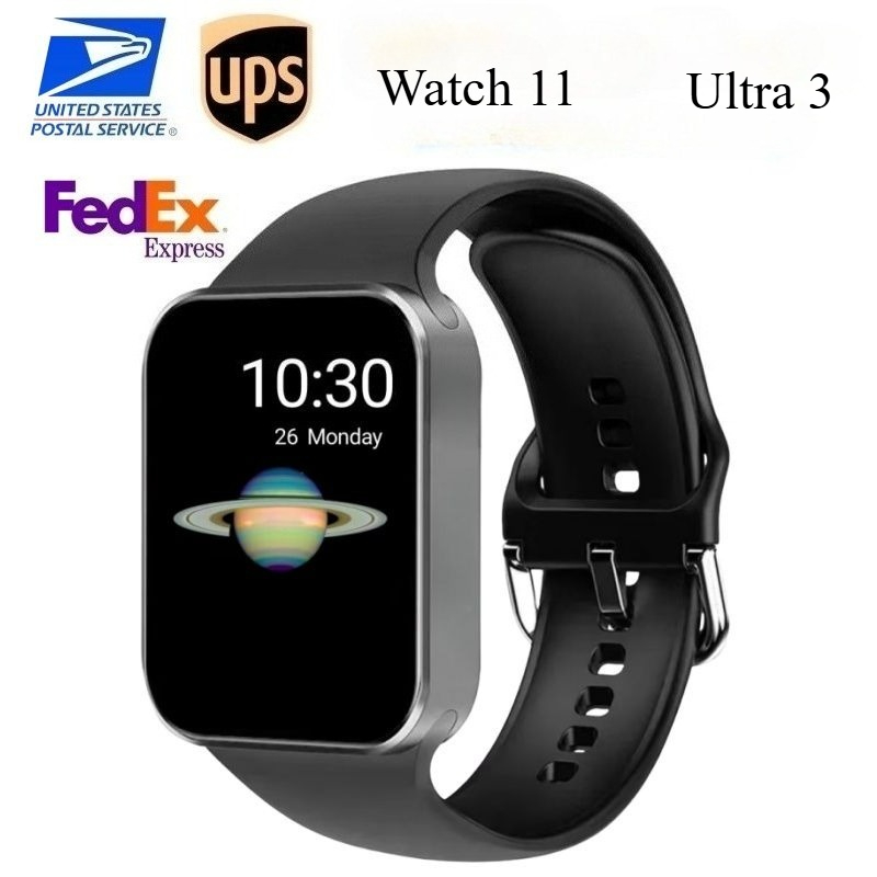 For Smart Watch Ultra3 Ultra2 Series 11 Series 10 Series 9 New Smartwatch Touch Screen Wireless Charging Bluetooth Call Marine strap Sports Smart-image-1101362166