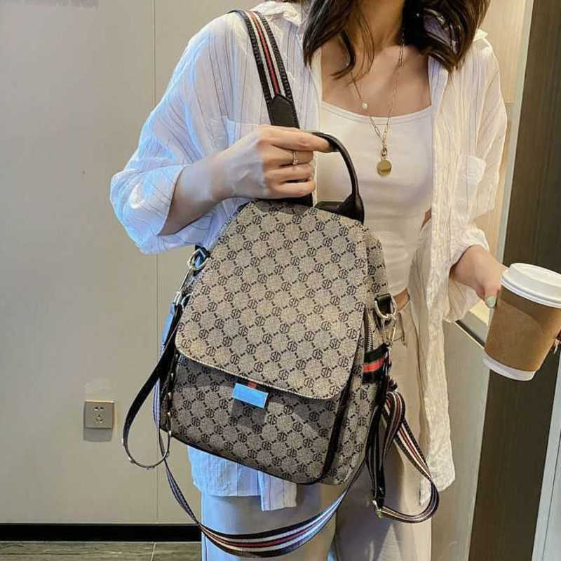 Backpack Womens backpack 2026 new schoolbag Versatile cross-body large capacity casual shoulder clearance sale bagdesigner_FHPH