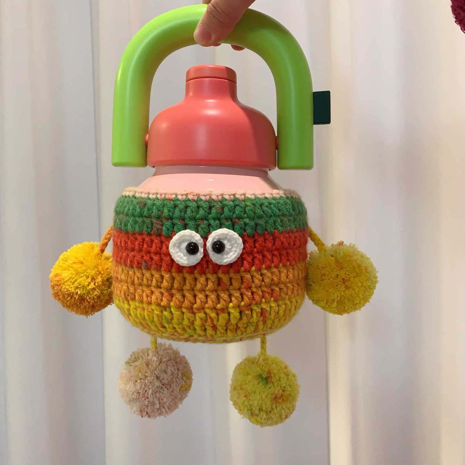 Small Monster Cup Set - Chakolab and Xuesu Handmade Crochet Wool Cup Set Cups K260413-image-1101444678