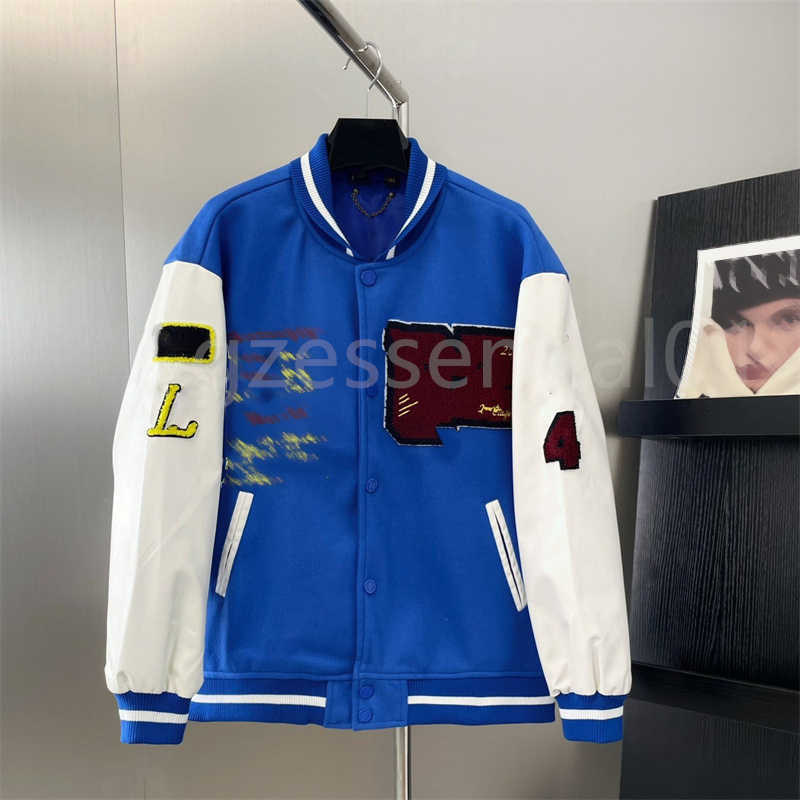 Luxurious men designer Baseball jacket Jersey Spring And Autumn Jackets Classic Fashion Letter Patchwork Cardigan Casual Mens Hoodies Jacket J260623