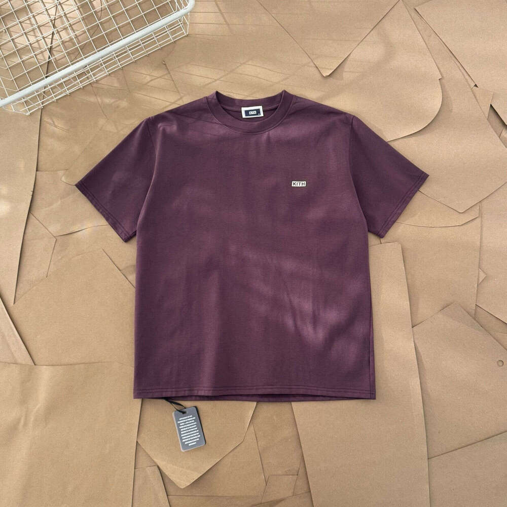 Kithmen T-Shirts Designer Men's T-Shirts Five Colors Minimalist Kithsshirts Men Women Summer Dye High Quality Fashion Casual Tops Fit Kithlies